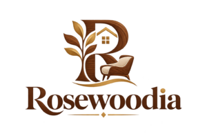 Rosewoodia Wood and Gold Emblem